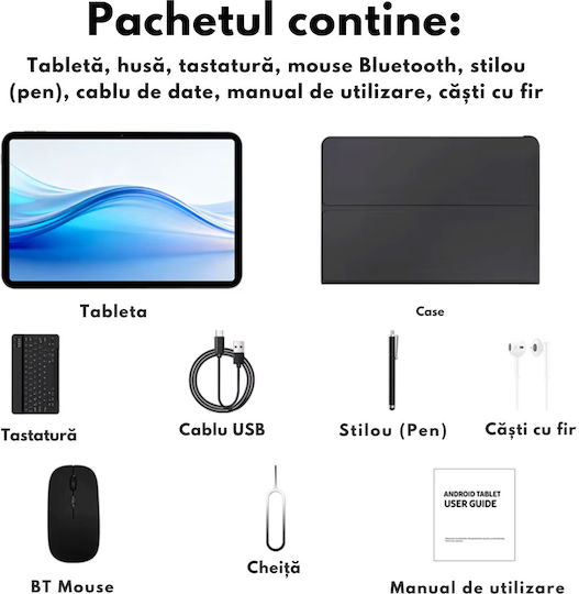 2-in-1 13.4" Tablet (6GB/256GB) Γκρι