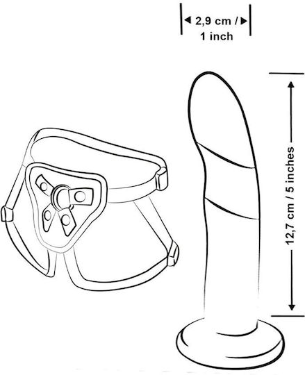 Piccolo Pegging Kit Multicolor Dildo Romp