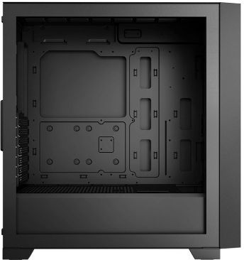 PCCOOLER C3D510 Gaming Micro Tower Κουτί Υπολογιστή με Πλαϊνό Παράθυρο Μαύρο