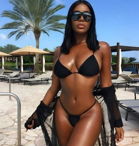 Sexy Black Underwear Swim Wear Set