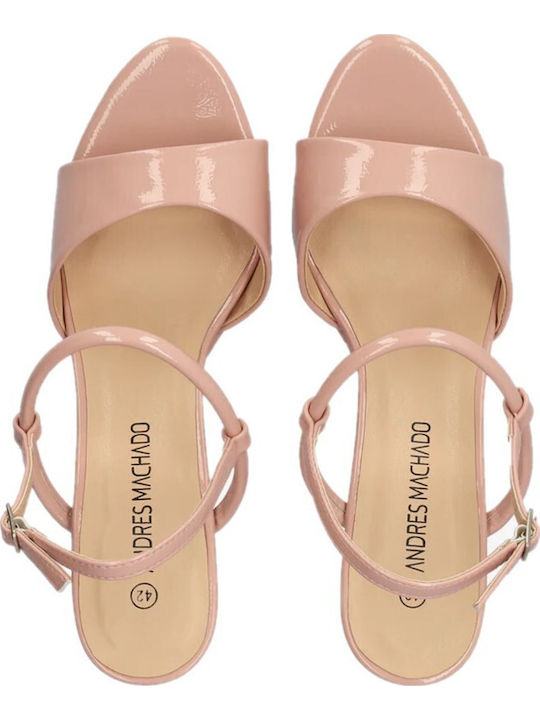 Patent Leather Pink Sandals