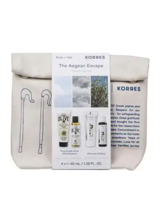 Korres The Aegean Escape Travel Set για Ενυδάτωση & Καθαρισμό Σώματος Korres The Aegean Escape Travel Set για Ενυδάτωση & Καθαρισμό Σώματος