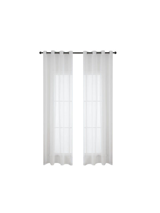 Beauty Home Curtain with Ecru Grommets 140x270cm