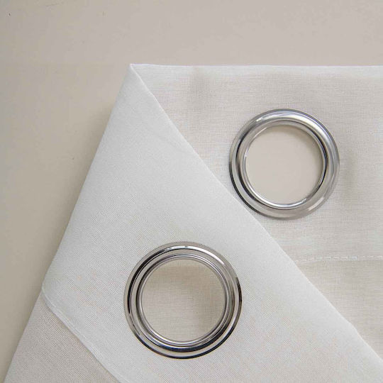 Beauty Home Curtain with Ecru Grommets 140x270cm