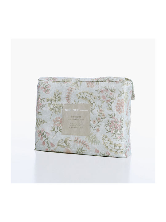 Nef-Nef Homeware Blessing Κουβερλί Υπέρδιπλο Βαμβακοσατέν Πράσινο 240x230cm