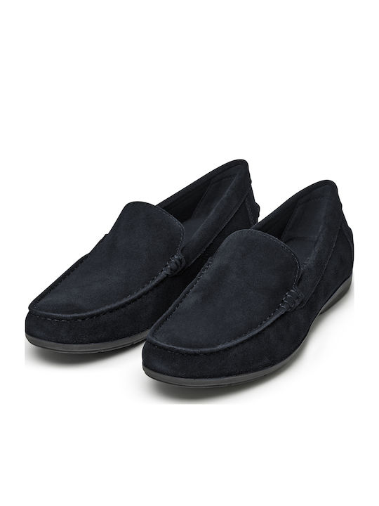 Siron Δερμάτινα Ανδρικά Loafers σε Μπλε Χρώμα