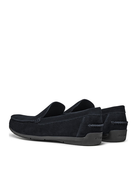Siron Δερμάτινα Ανδρικά Loafers σε Μπλε Χρώμα