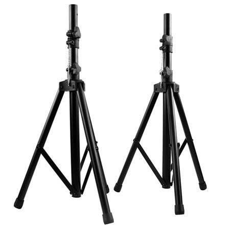 Set of Adjustable Speaker Stands 72-130cm 30kg Maximum