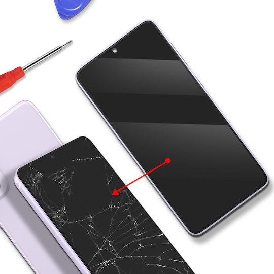 Clappio Ecran Lcd Complet Înlocuire Galaxy S21 Fe Cu Ramă Lavandă