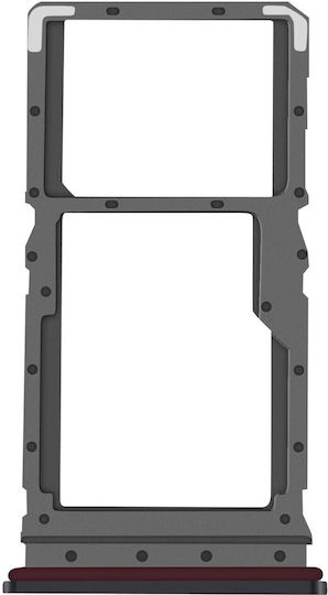 Clappio Sim Tray Redmi 15 5g 4g Hybrid Dual Nano Sim Microsd Slot Black
