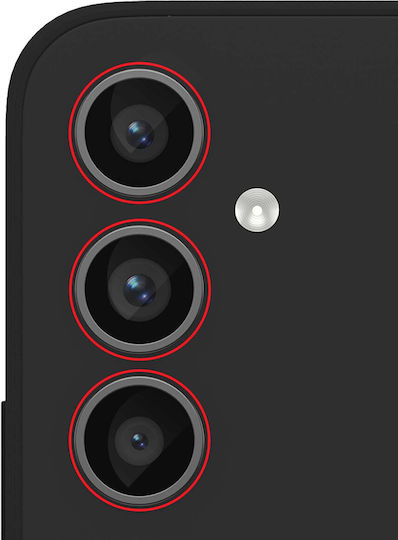 Clappio Rear Camera Lens Compatible Galaxy A34 Photo Sensor Repair Black