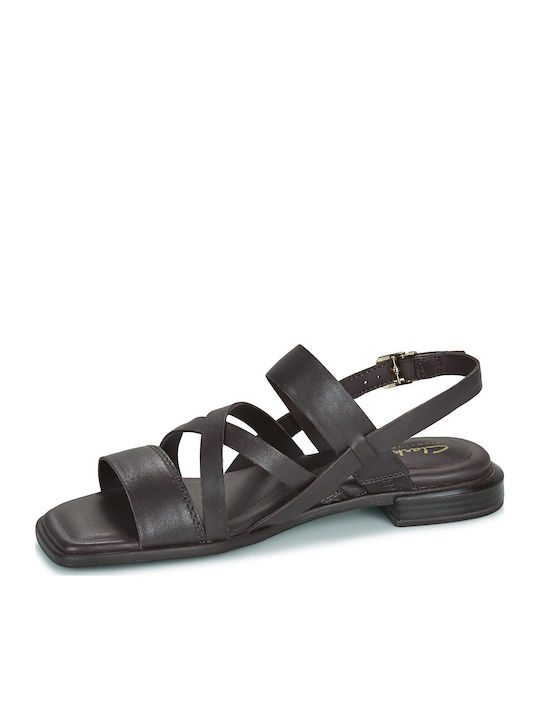 Ariany Strap Sandale Damă Maro