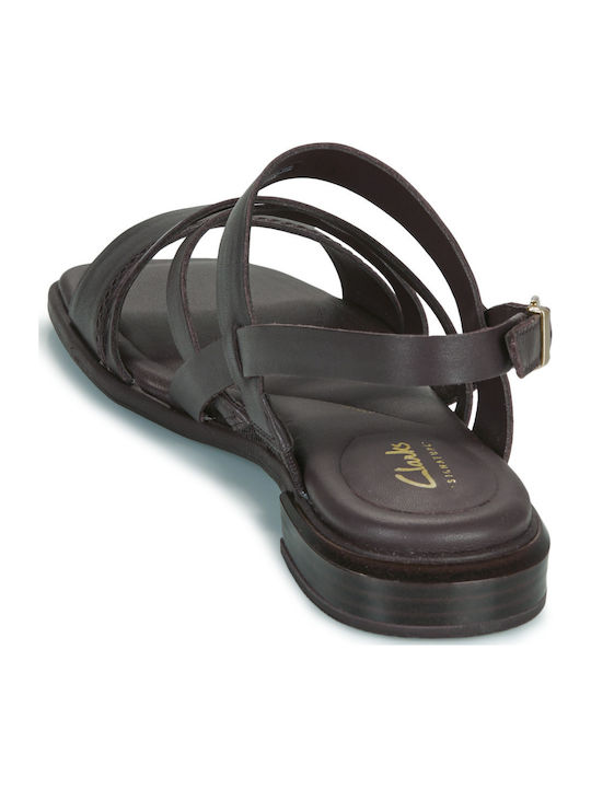 Ariany Strap Sandale Damă Maro
