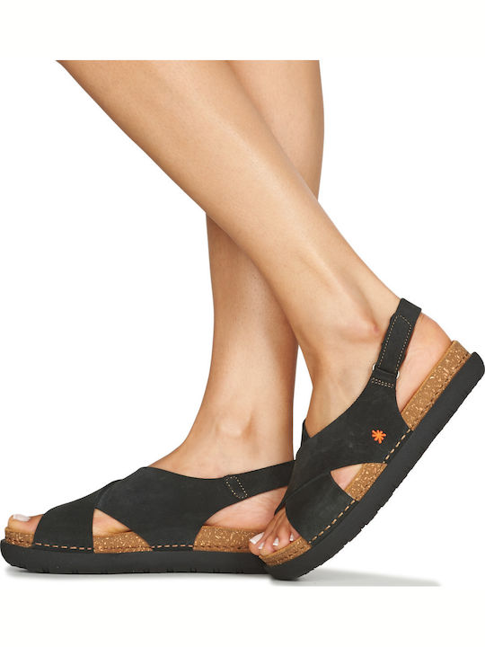 Γυναικεία Σανδάλια Flatforms Μαύρα