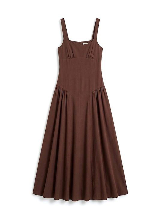 Rochie Maxi De Vară Maro