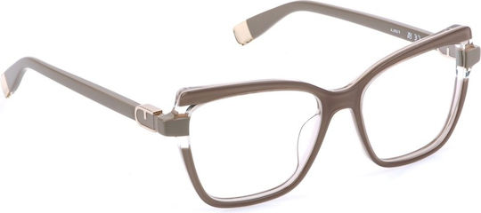 Furla Eyeglass Frames Vfu994 09hl Size 54 Mm
