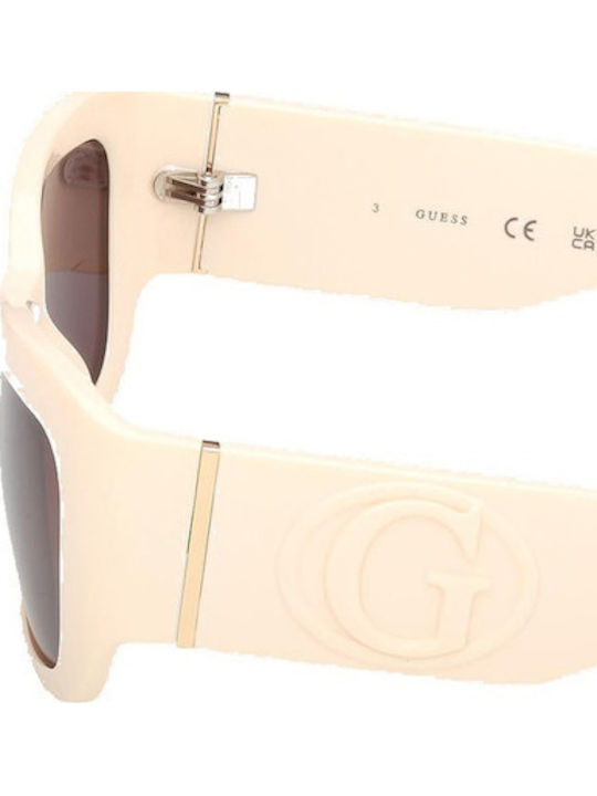 Guess Unisex Ochelari De Soare Cu Culoare Full Face Bej Și Culoare Violet Degrade GS00253-25Y