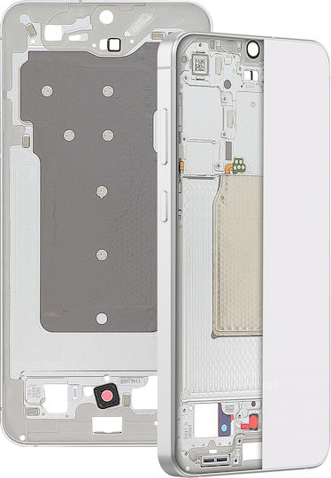 Samsung Original Central Chassis Galaxy S25 Fe Service Pack White