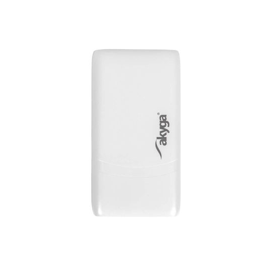 Akyga GaN Wireless Charger with 2 USB-C Ports 65W Power Delivery Quick Charge 3.0 Quick Charge 4+ White (AK-CH-32)