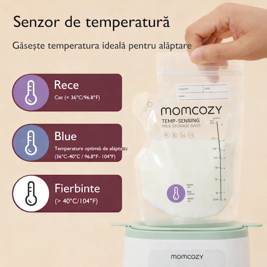 Momcozy Σακουλάκια Αποθήκευσης Μητρικού Γάλακτος 240ml 120τμχ