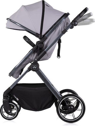 Chipolino Pearl Reversible 2 in 1 Baby Stroller Suitable for Newborn Platinum