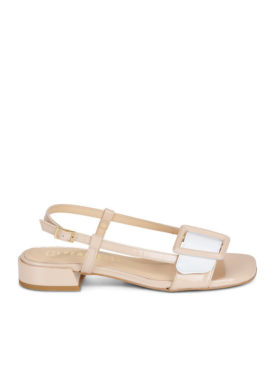 Sandale Bej Panila Fesan01 Blanco-Nude