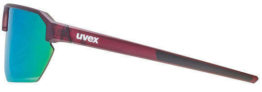 Uvex Cycling Glasses With Pink Frame And Photochromic Lenses