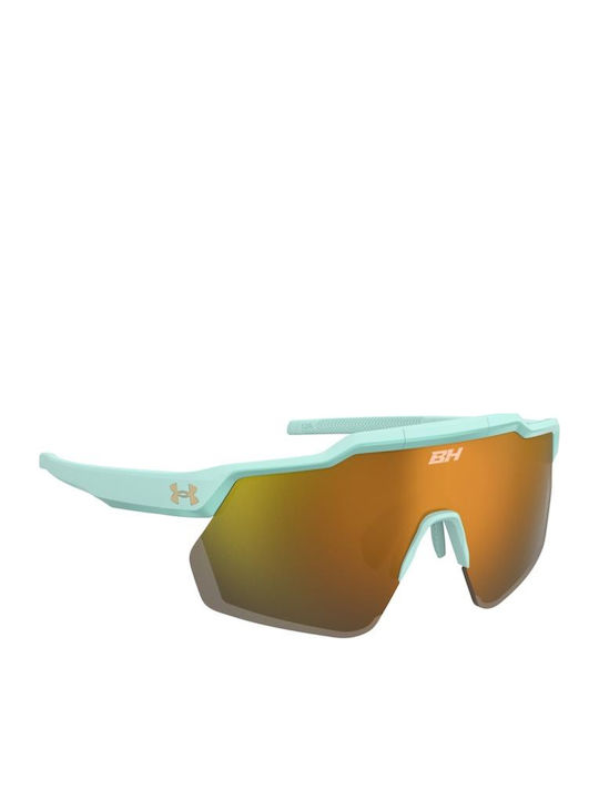 Under Armour Pro Male Sunglasses With Light Blue Frame And Light Blue Lens