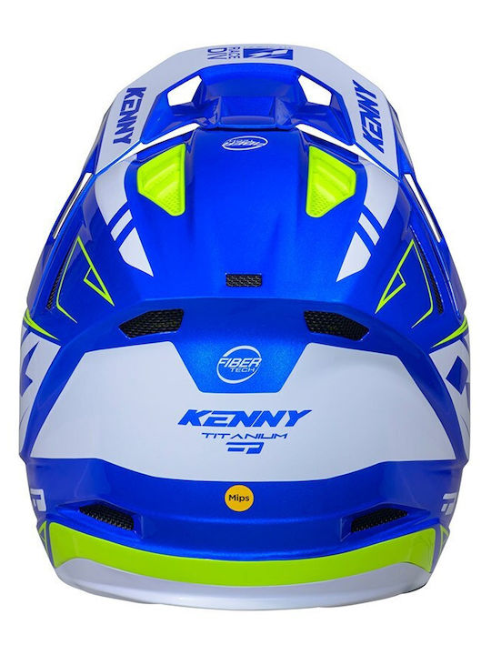 Kenny MX Titanium Candy Blue Каска за Мотор Мотокрос ECE 22.06 1250гр