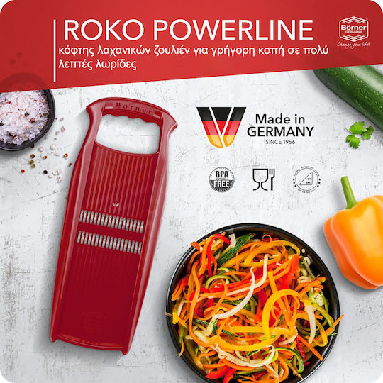 Borner Кухненски Кътър Жулиен Roko Червен