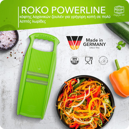 Borner Cutter Julienne Roko Verde