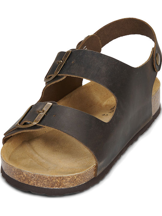 Flint Herrensandalen in Braune Farbe