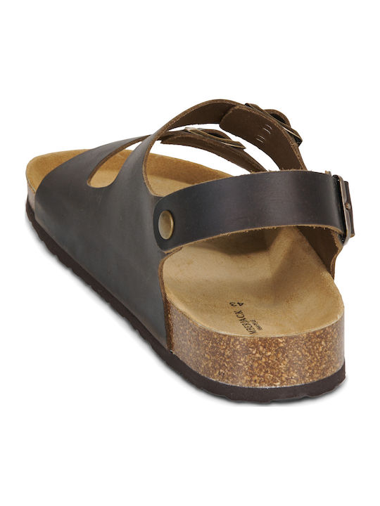 Flint Herrensandalen in Braune Farbe
