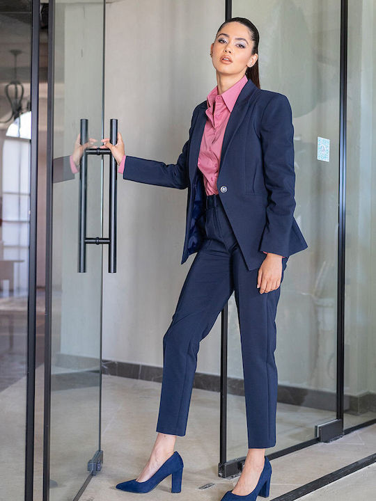 Hermosa Hermosa Damen Blazer Marineblau