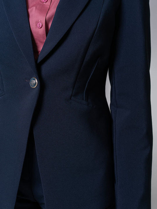 Hermosa Hermosa Damen Blazer Marineblau