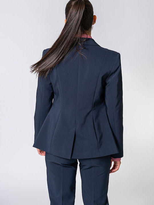 Hermosa Hermosa Damen Blazer Marineblau