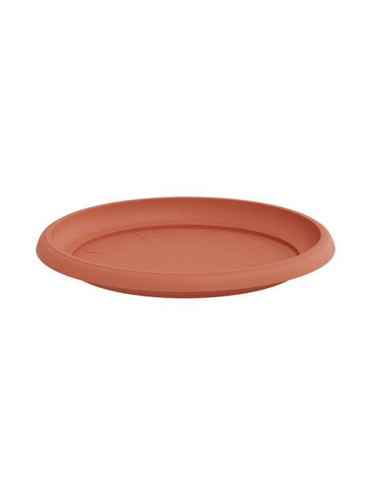 vidaXL Set of 24 Plastic Flower Pots Terracotta