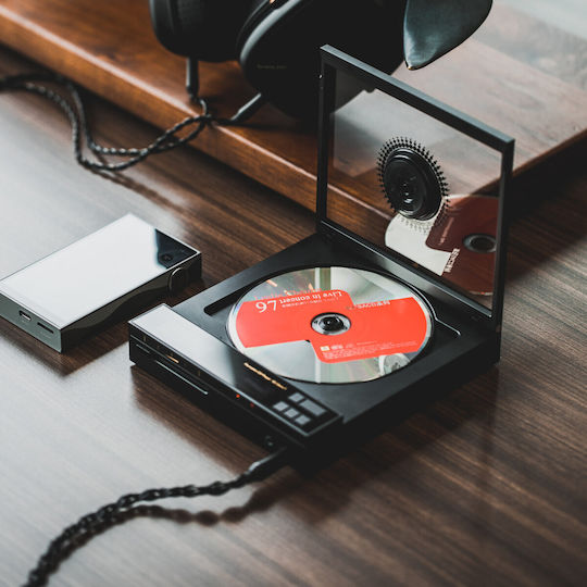 Shanling Tragbares Radio-CD-Spieler mit CD Schwarz