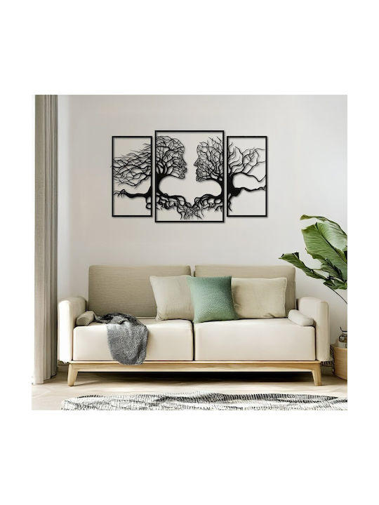 Pakketo Decorative Silhouette Connecto Pakooworld Black Metallic 3 Pieces
