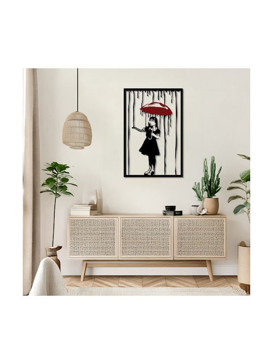 Pakketo Decorative Silhouette Raino Pakooworld Black Metallic 50x1.5x35cm