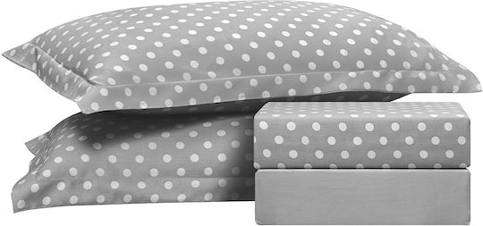 Beauty Home 10101 Bettlaken Set für Einzelbett 3 Stück 110x200+30cm mit Gummibettlaken 3