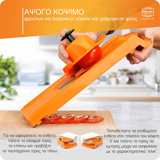 Borner Slicer V3 Trendline Starter Set 6 Pieces Orange