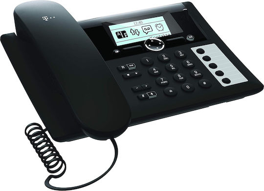 Telefon Fix Telekom Sinus Pa 207 Plus 1 Robot Telefonic Negru