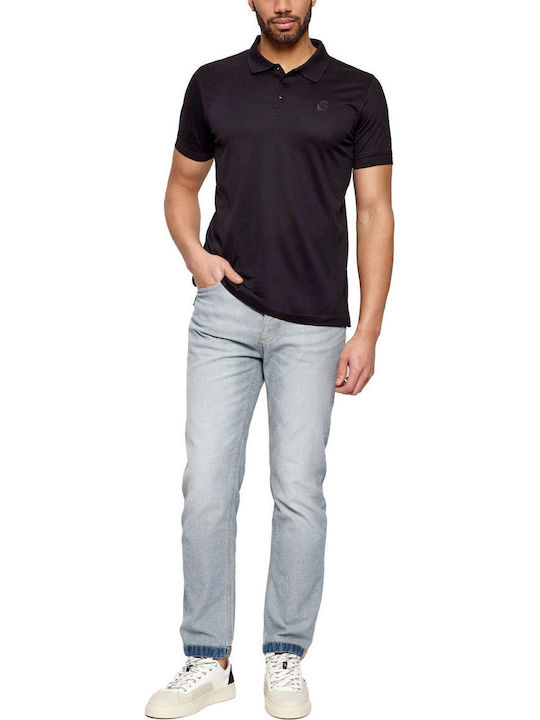 Polo Short Sleeve Blouse Black