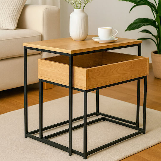 Set Zigon Rectangular Din Lemn Masiv Bej 2 Buc M60xL30xÎ50cm