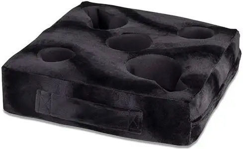 Μαξιλάρι Καναπέ Κήπου Black 32x32εκ.