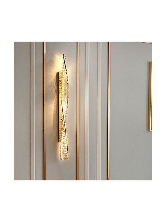 Home Lighting Zeva Wandleuchte mit Integrierte LED und Warmes Weiß Gold