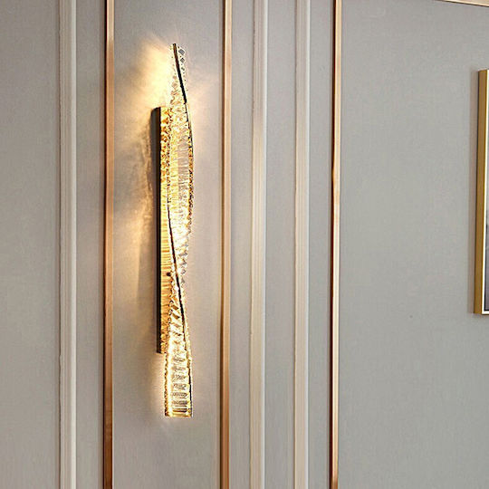 Home Lighting Zeva Wandleuchte mit Integrierte LED und Warmes Weiß Gold
