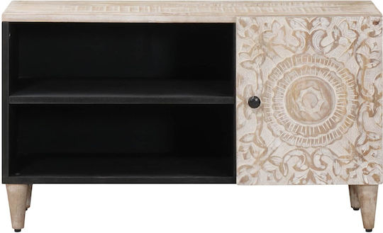 Stand TV Metalic Alb M80xA31.5xÎ46cm
