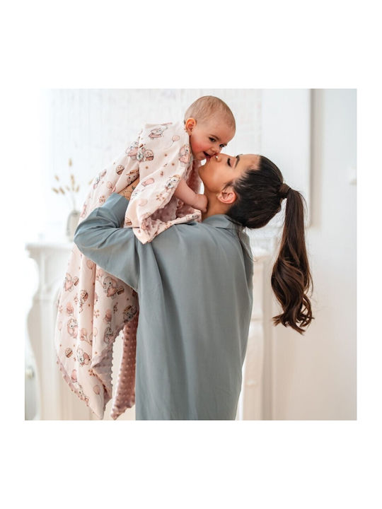 La Millou Swaddle and Cradle Blanket Thin Cotton Ecru 80x100cm